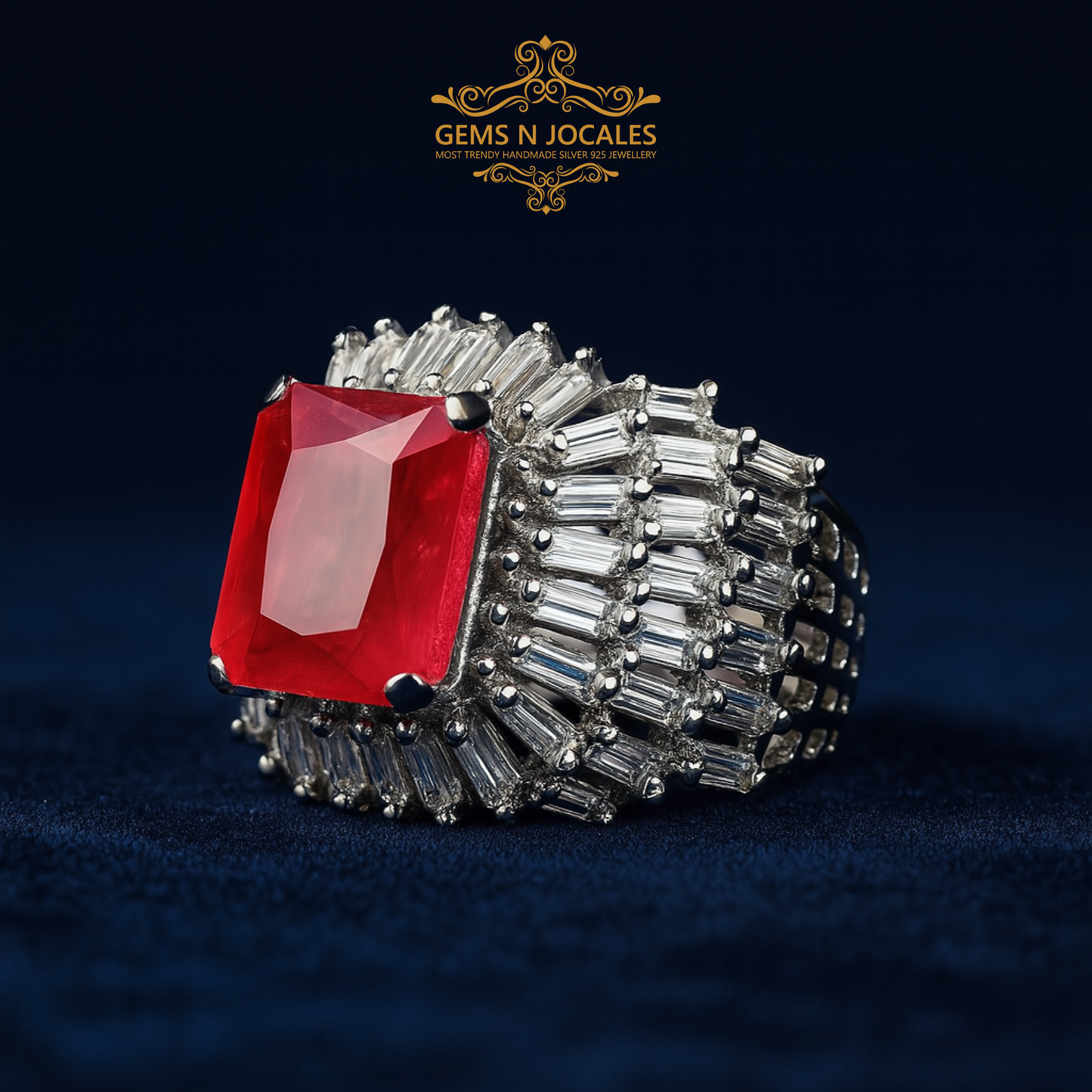 RN-051 Dignified Dynasty Silver 925 Ring