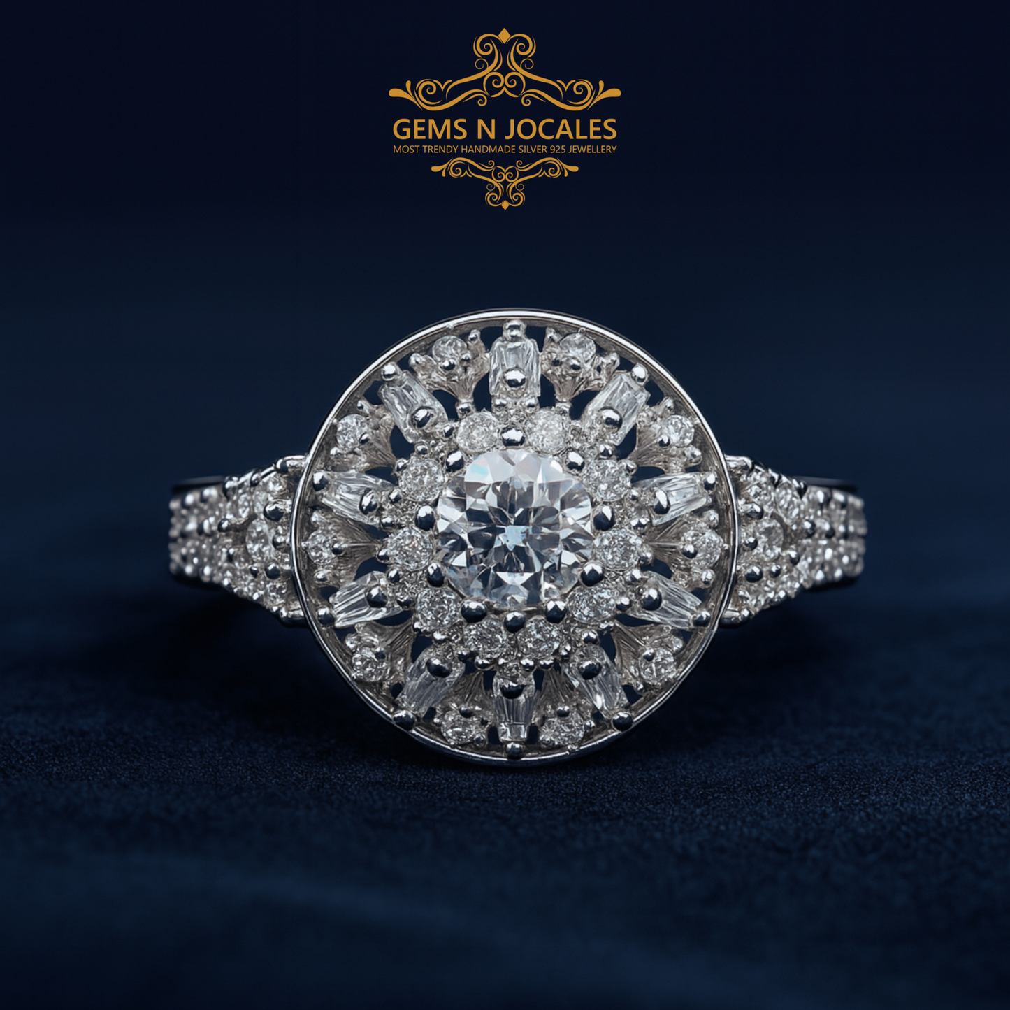 Sophisticated Bloom Silver 925 Ring RN-130