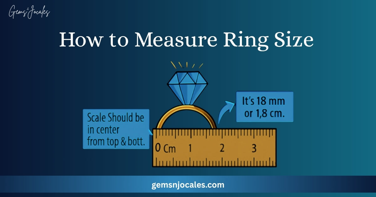 How to Measure Ring Size From Gems N Jocales Find Your Perfect Fit Easily at Home