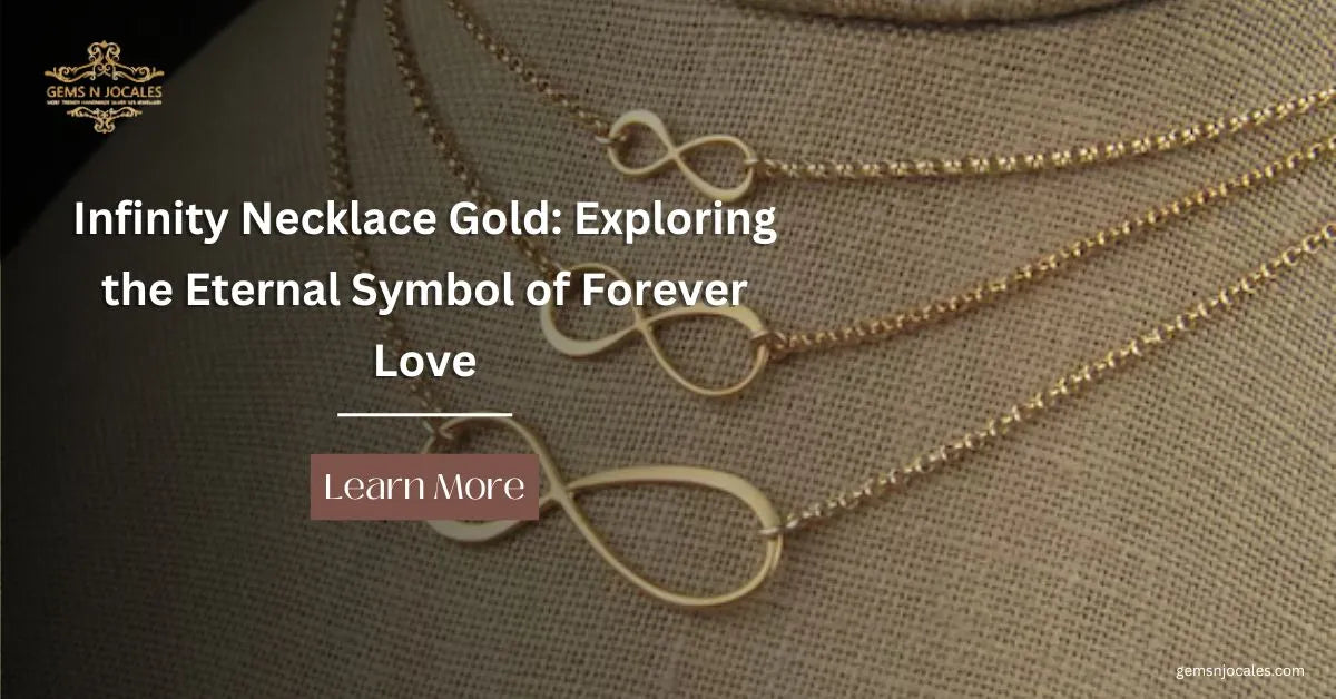 Personalized Infinity Necklace Gold