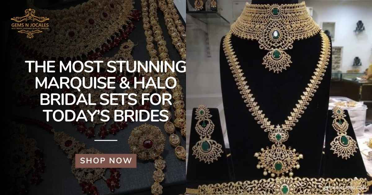 The Most Stunning Marquise & Halo Bridal Sets for Today’s Brides