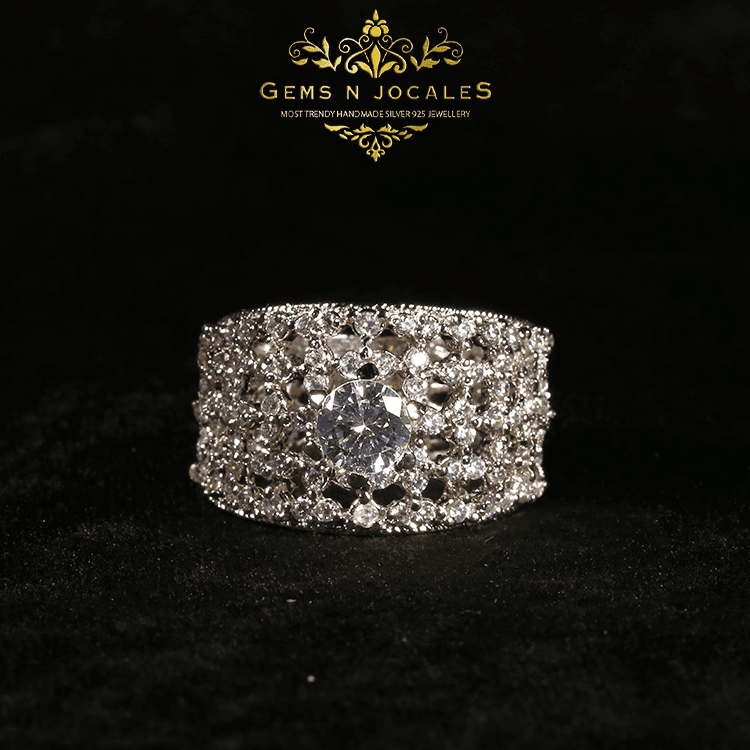 RN-103 Sovereign Splendor Silver 925 Ring