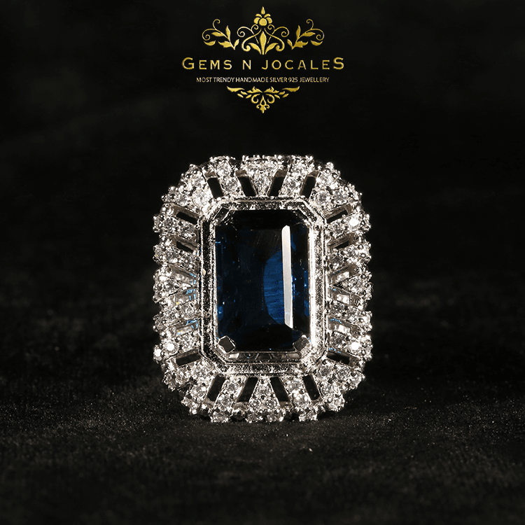 RN-104 Luxurious Luminary Silver 925 Ring