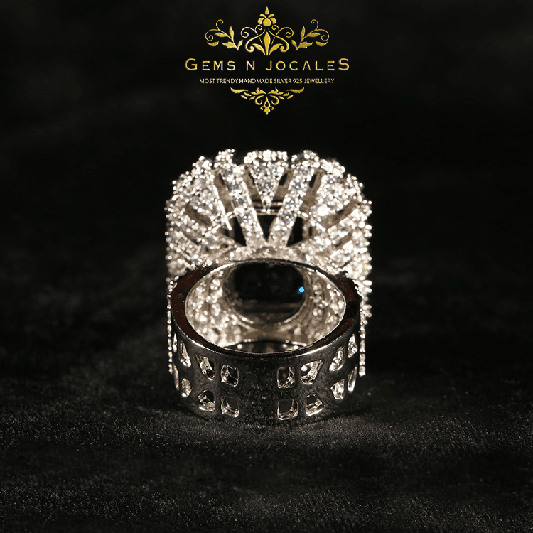 RN-104 Luxurious Luminary Silver 925 Ring