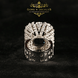 RN-104 Luxurious Luminary Silver 925 Ring