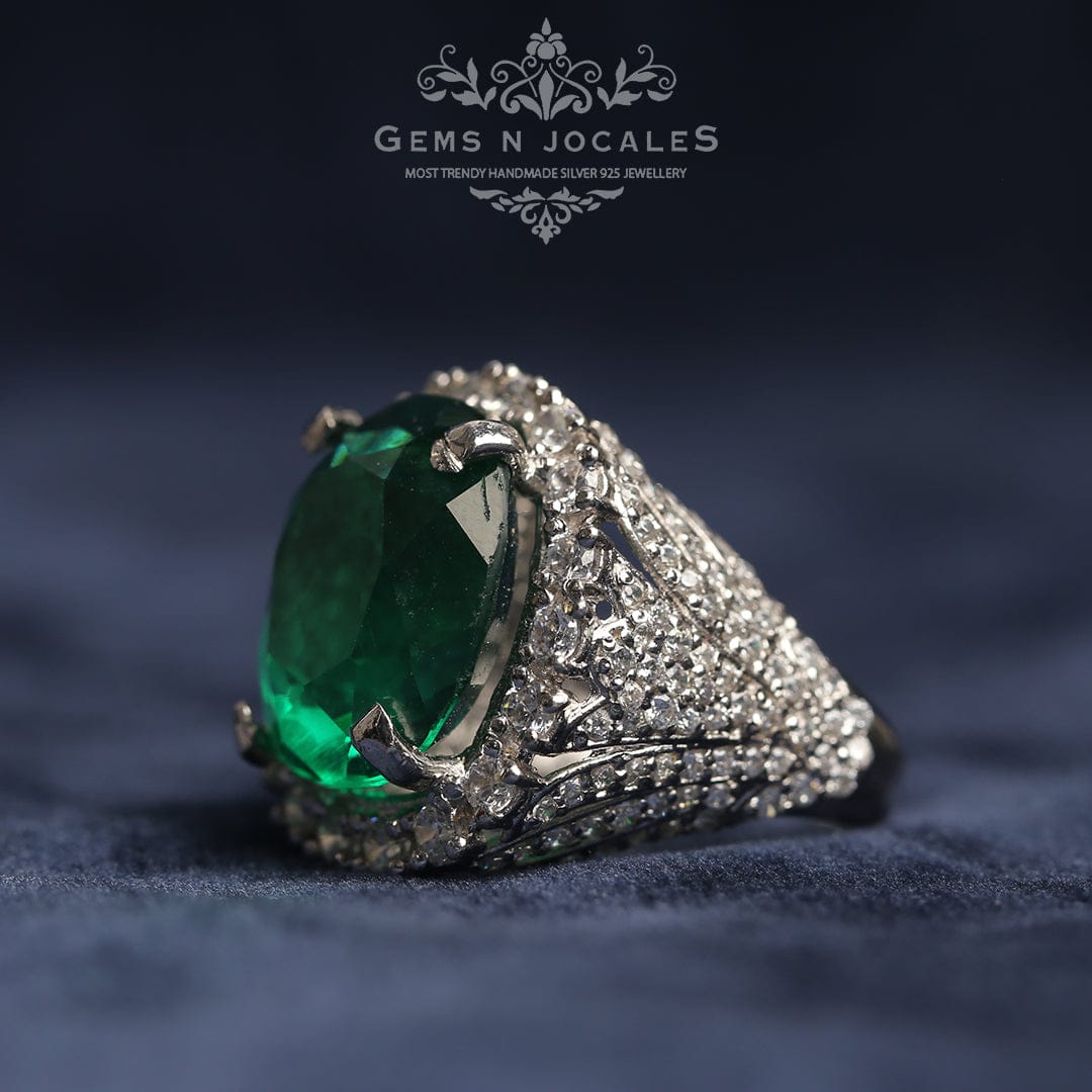 RN-019 Sovereign Sparkle Silver 925 Ring