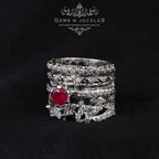 RN-037 Lustrous Legacy Silver 925 Ring
