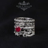 RN-037 Lustrous Legacy Silver 925 Ring