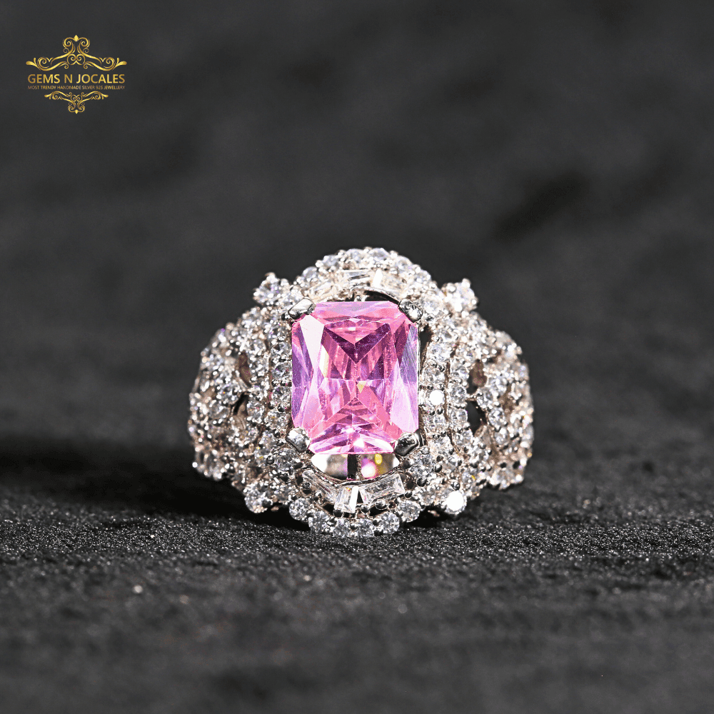 Elegant Horizon Silver 925 Ring RN-123