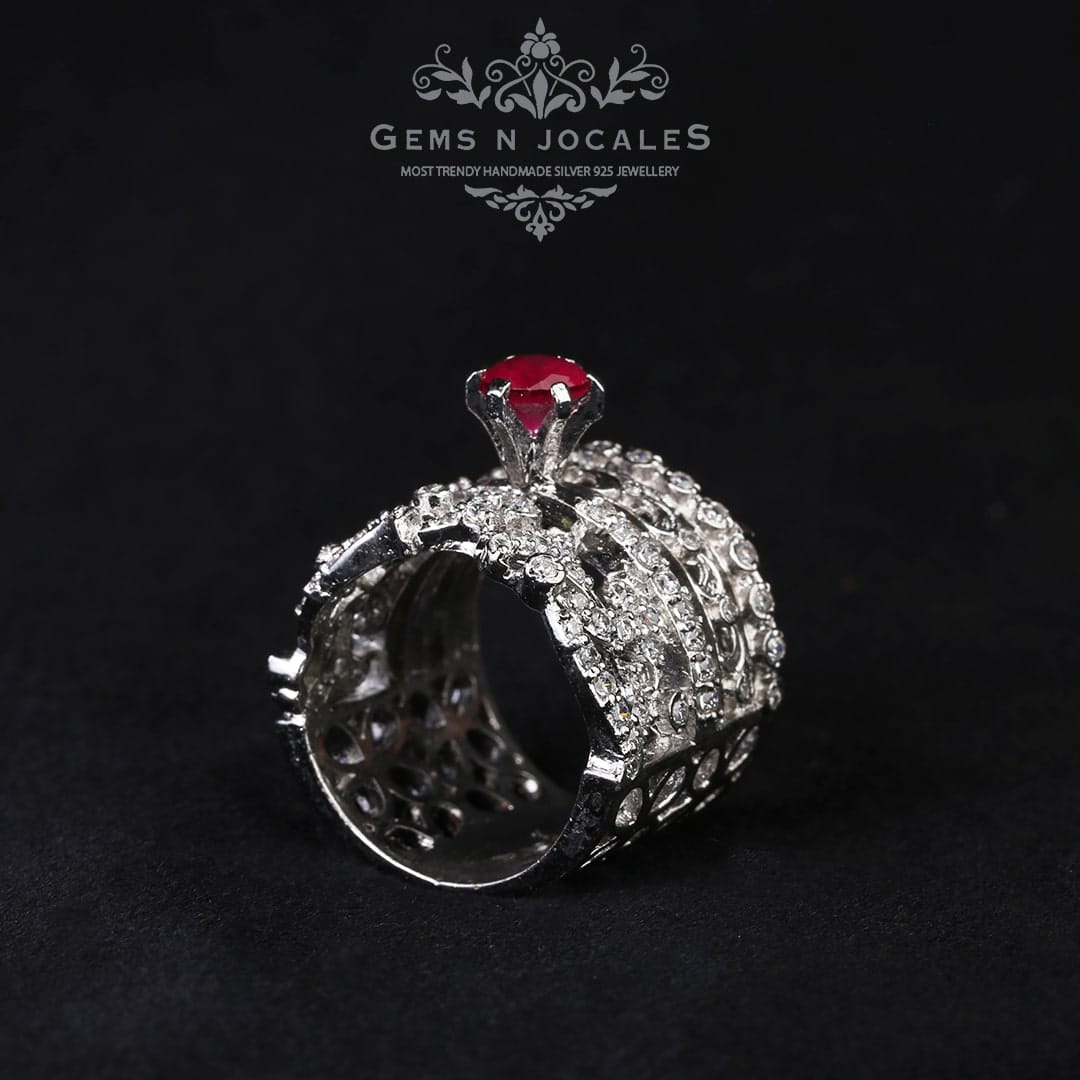 RN-037 Lustrous Legacy Silver 925 Ring