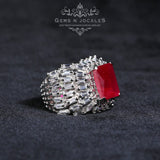 RN-051 Dignified Dynasty Silver 925 Ring