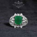 RN-052 Splendid Solitaire Silver 925 Ring