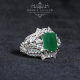 RN-052 Splendid Solitaire Silver 925 Ring