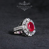 RN-055 Elegance Elevation Silver 925 Ring