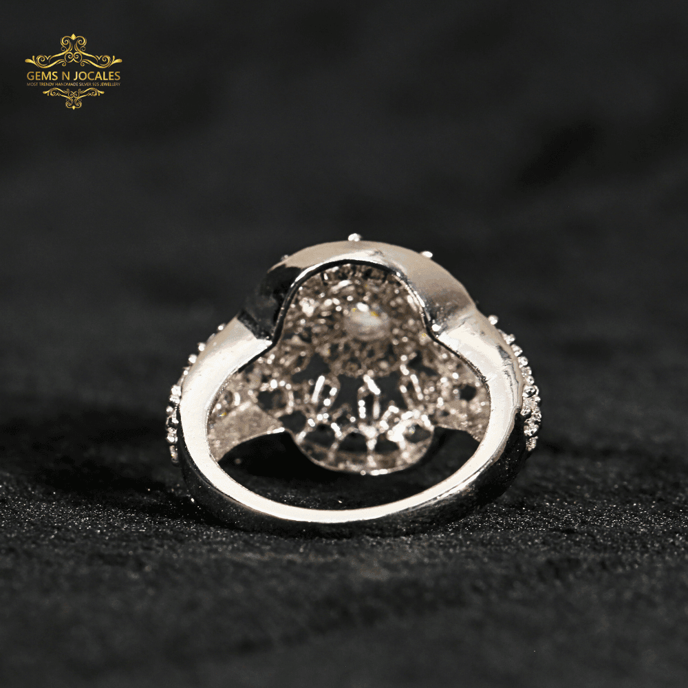 Sophisticated Bloom Silver 925 Ring RN-130