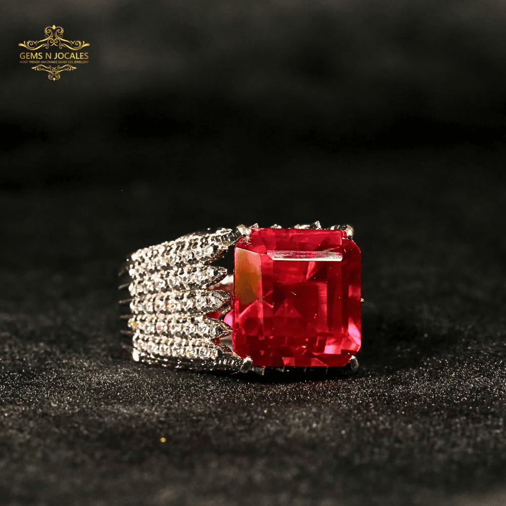 Elegant Twirl Silver 925 Ring RN-131