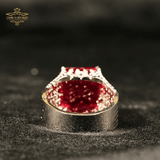 Elegant Twirl Silver 925 Ring RN-131