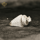 Regal Blossom Silver 925 Ring RN-133