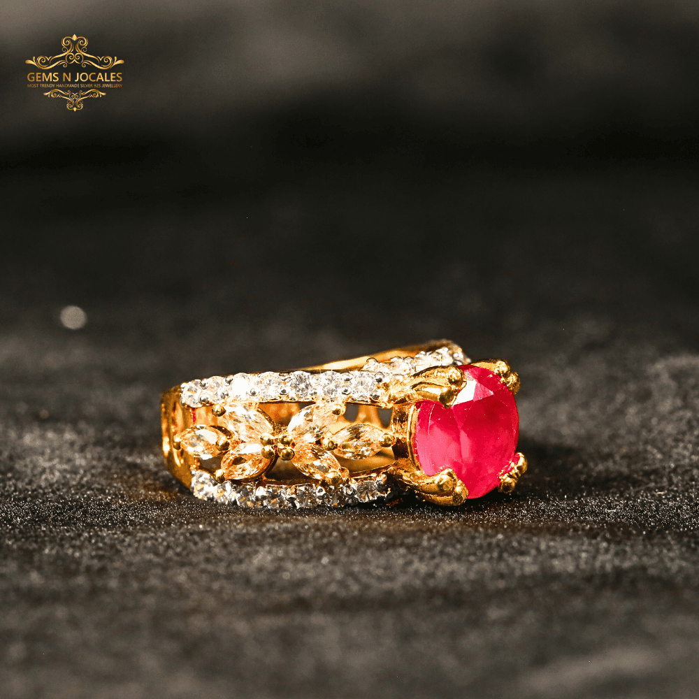 Celestial Glow Silver 925 Ring RN-134