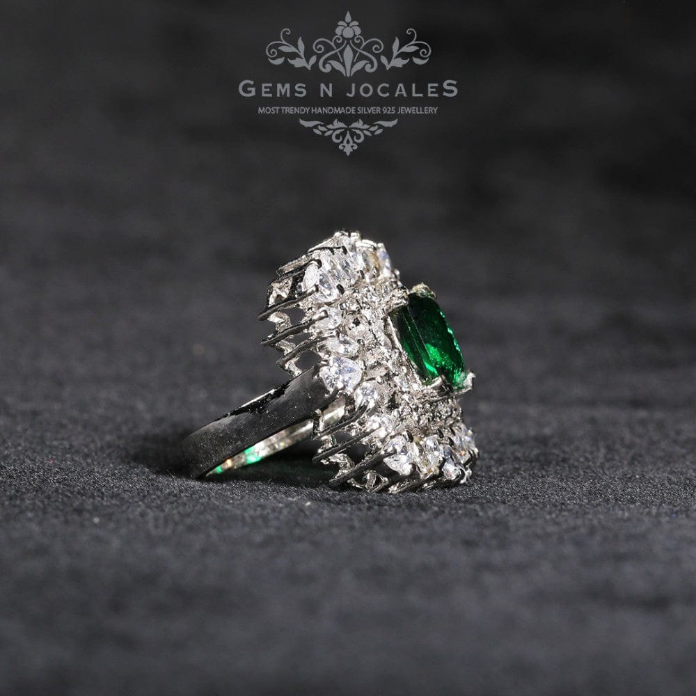 RN-045 Grandeur Glamour Silver 925 Ring