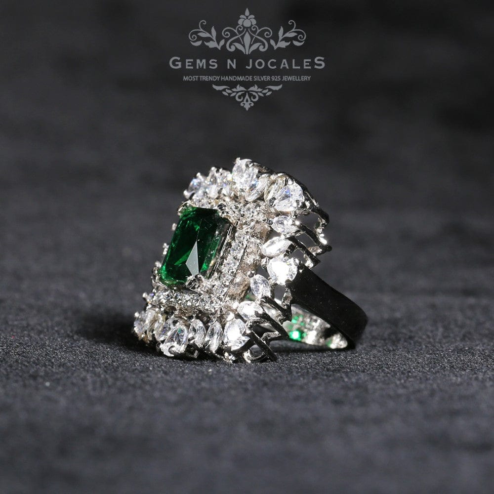 RN-045 Grandeur Glamour Silver 925 Ring