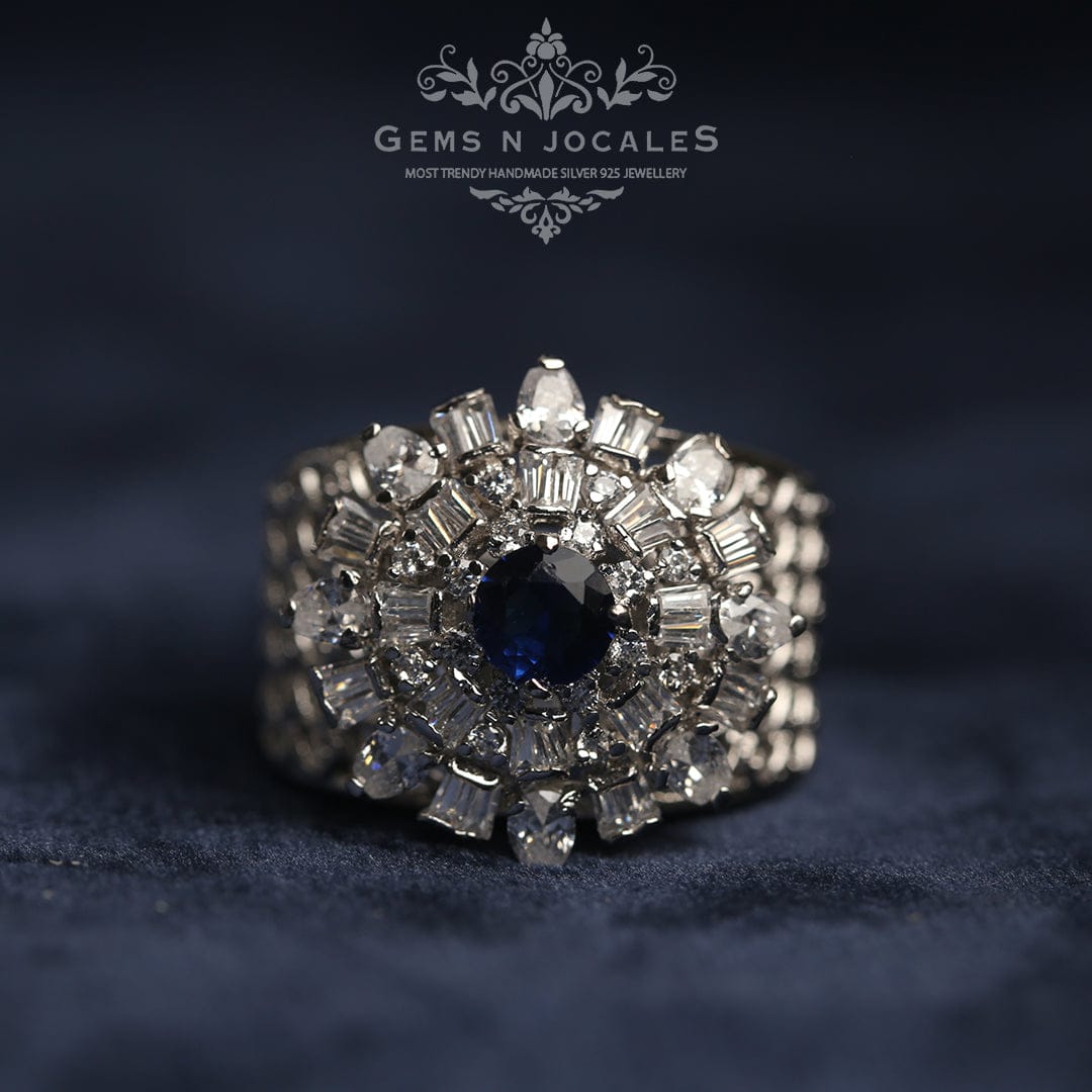 RN-023 Splendid Solitaire Silver 925 Ring