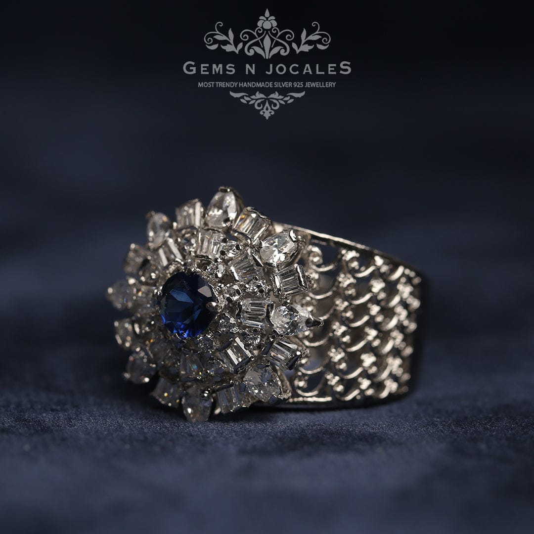 RN-023 Splendid Solitaire Silver 925 Ring