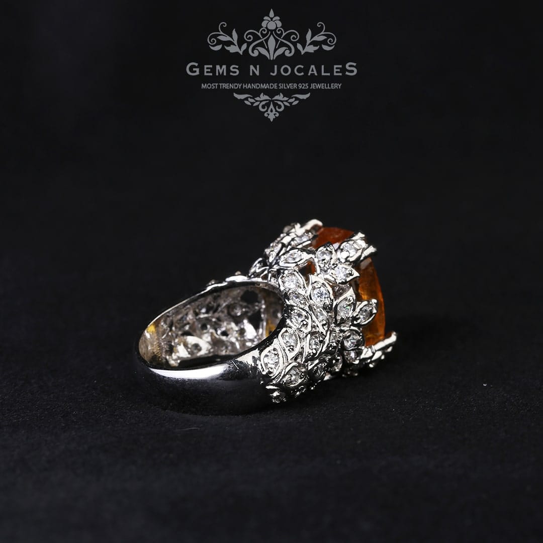 RN-040 Majestic Majesty Silver 925 Ring