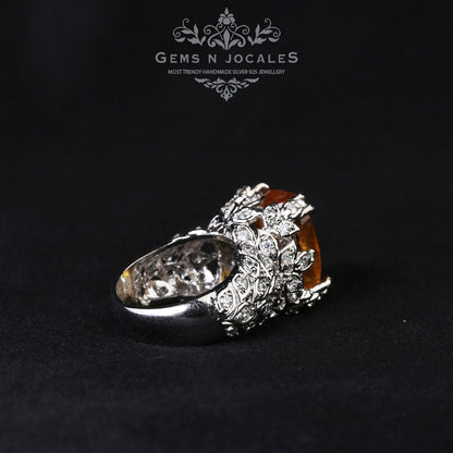 RN-040 Majestic Majesty Silver 925 Ring