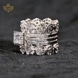 Timeless Grace Silver 925 Ring RN-119
