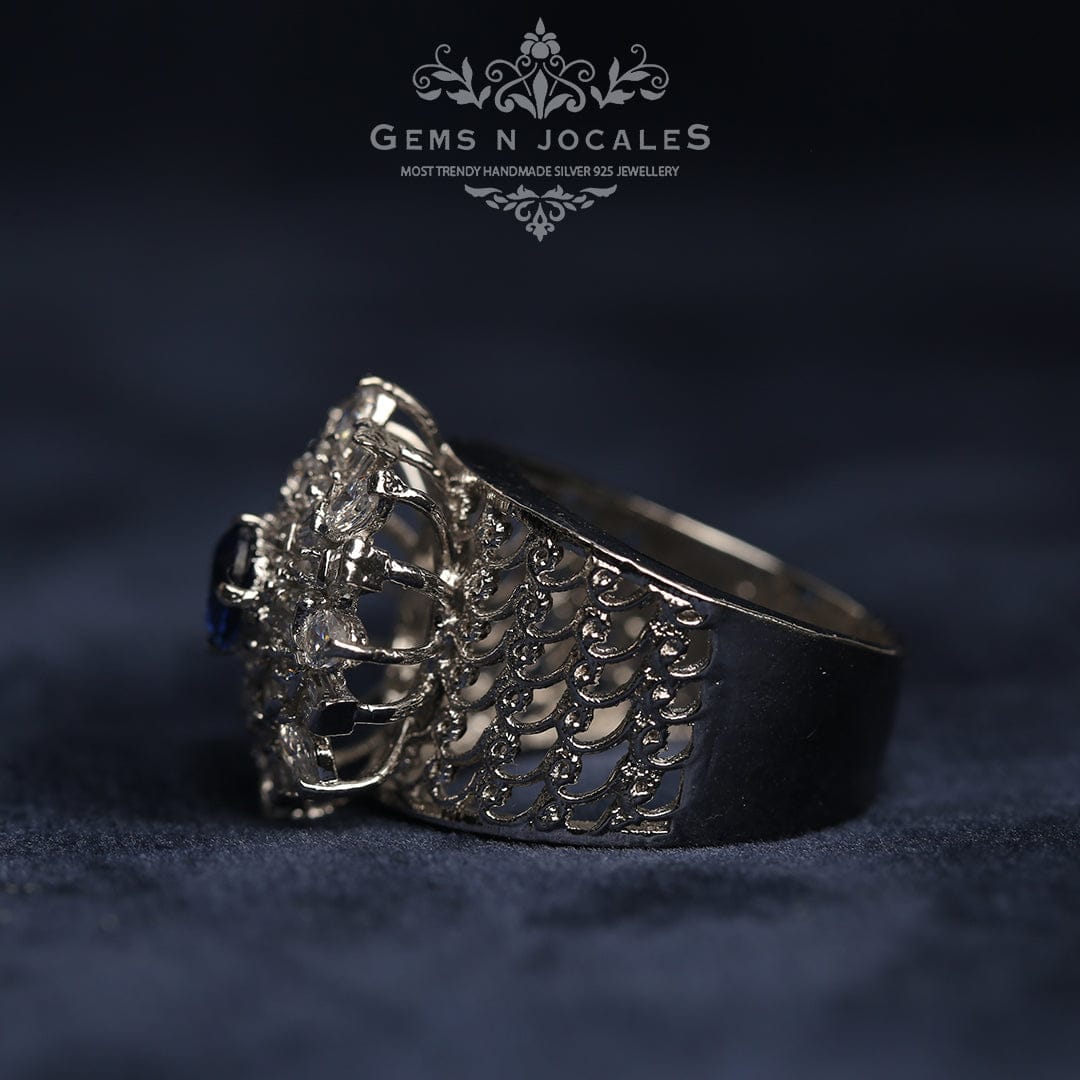 RN-023 Splendid Solitaire Silver 925 Ring