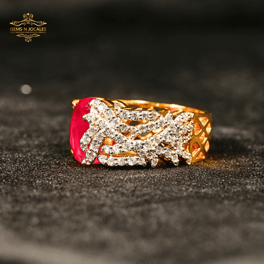 Luxe Petal Silver 925 Ring RN-136