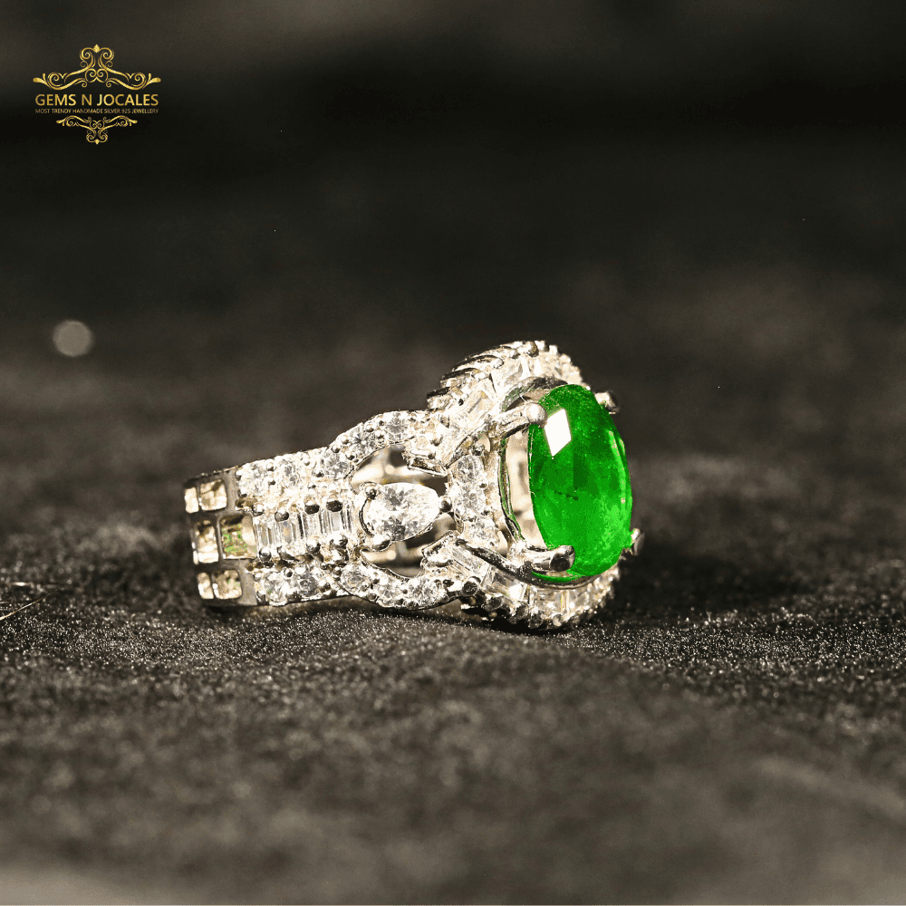 Starlit Elegance Silver 925 Ring RN-137