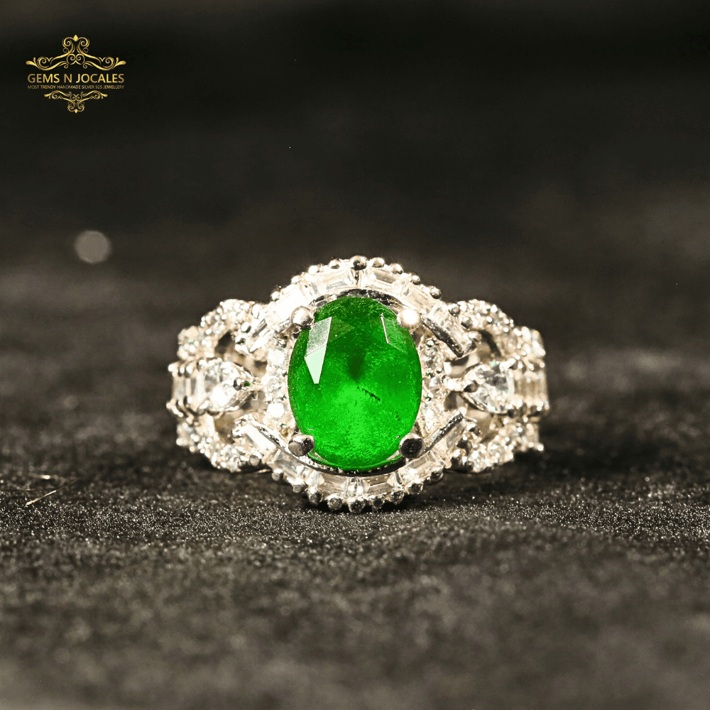 Starlit Elegance Silver 925 Ring RN-137