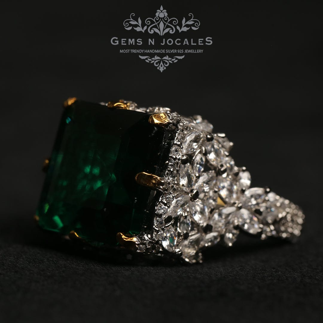 RN-024 Opulent Oasis Silver 925 Ring