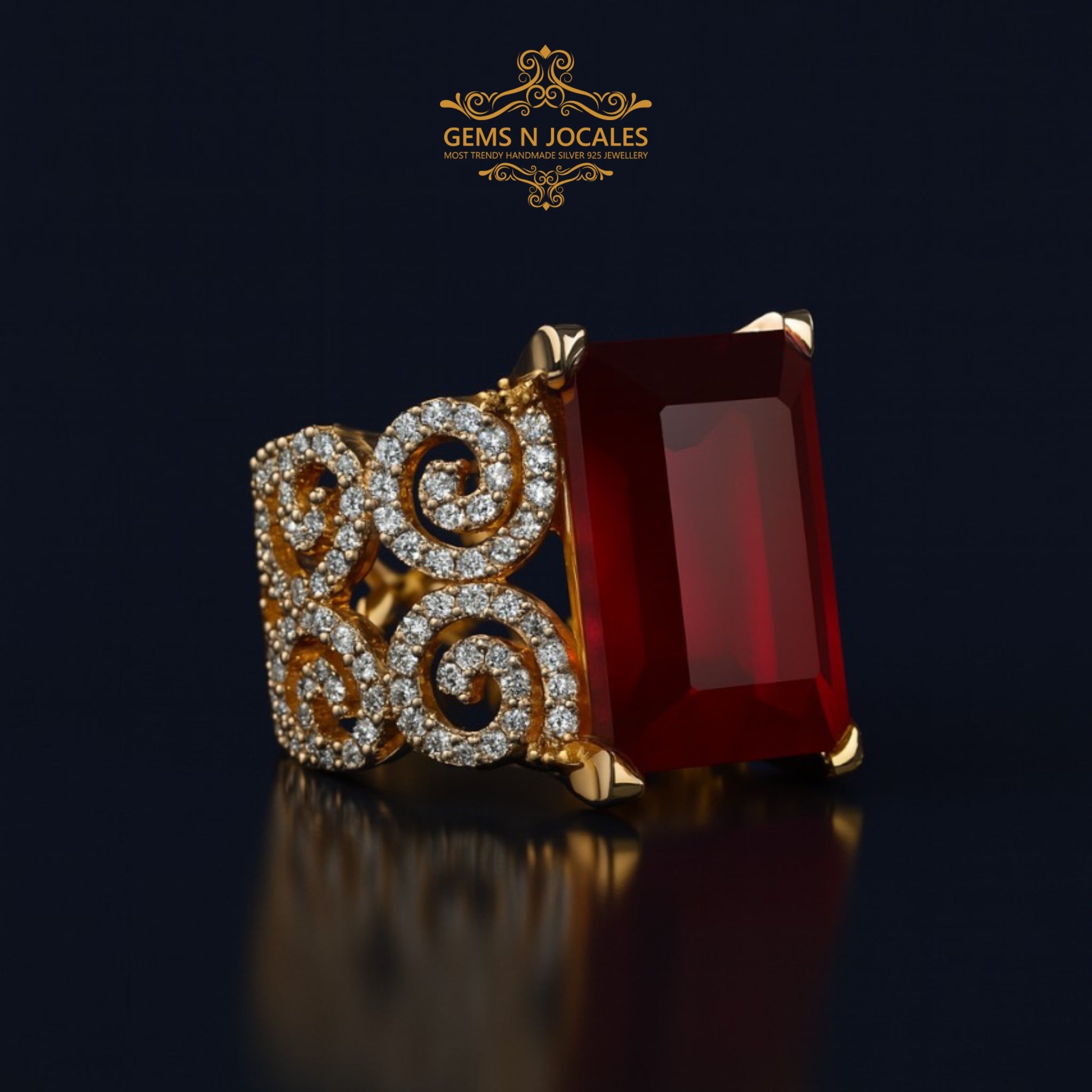 RN-003 Sterling Sovereignty Silver 925 Ring