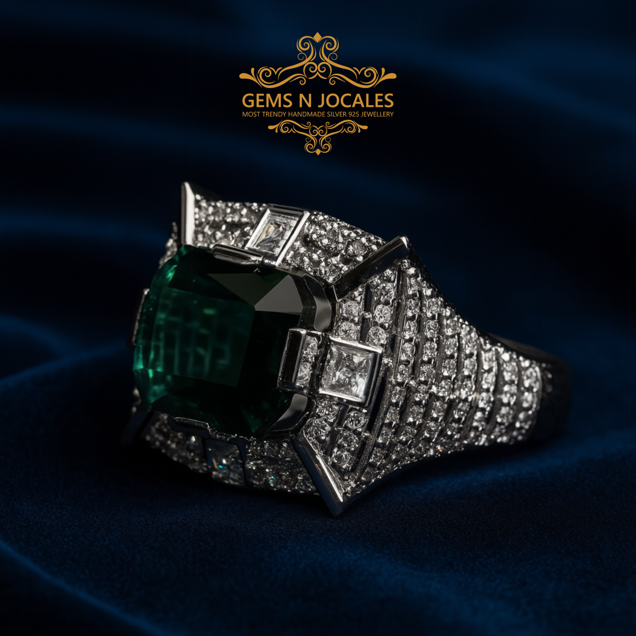 RN-004 Radiant Royalty Silver 925 Ring