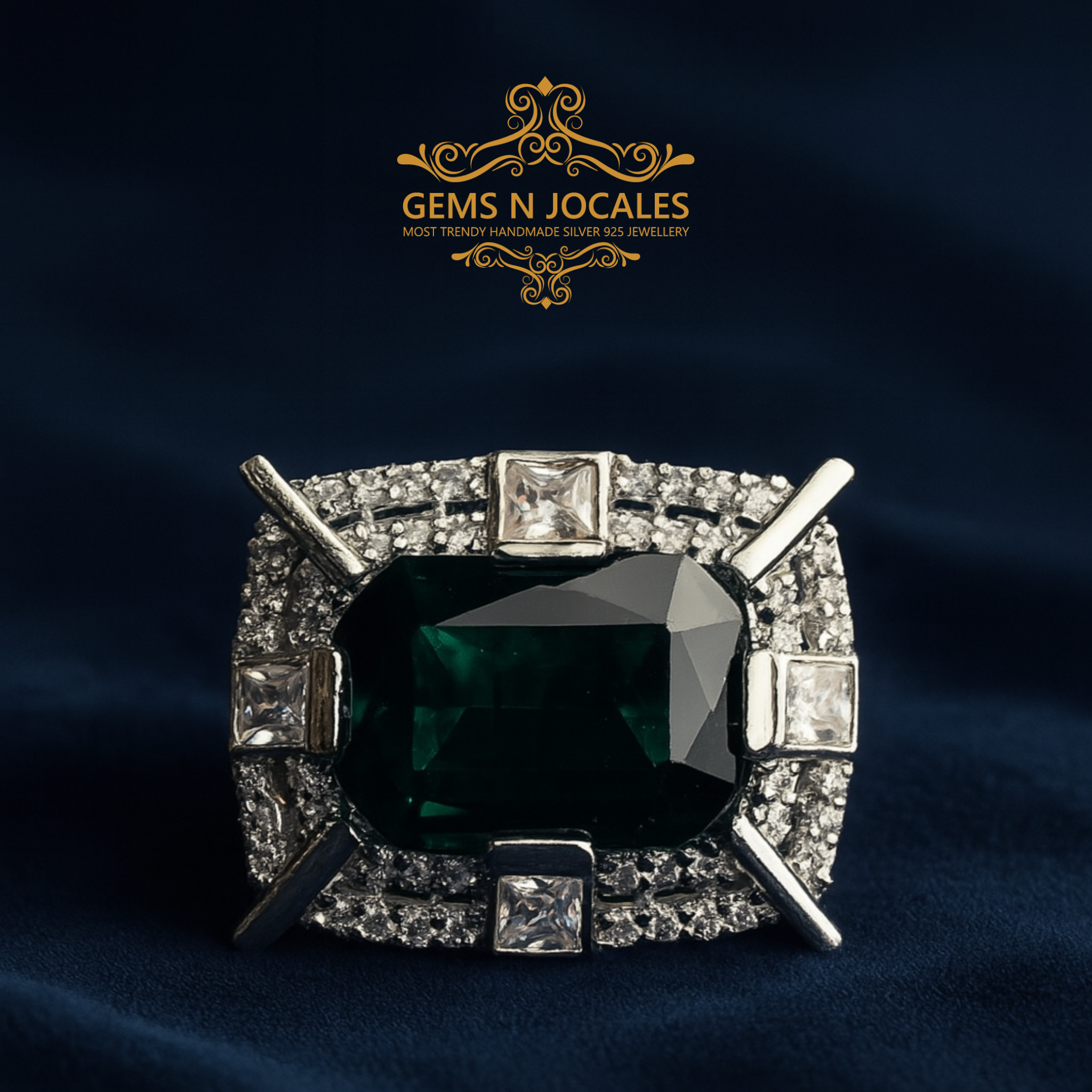 RN-004 Radiant Royalty Silver 925 Ring