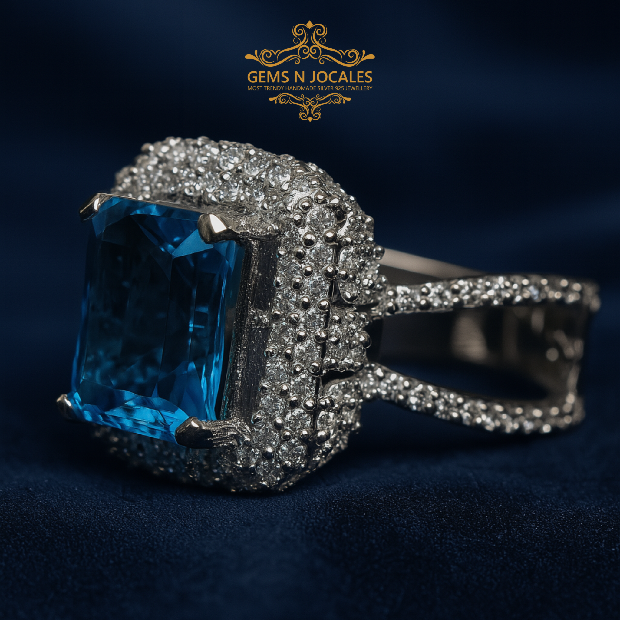 RN-010 Grandeur Glamour Silver 925 Ring