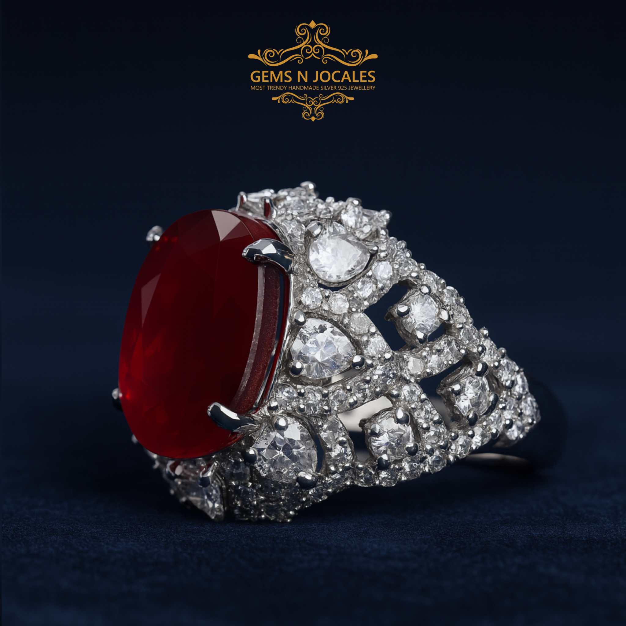 RN-012 Magnificent Majesty Silver 925 Ring
