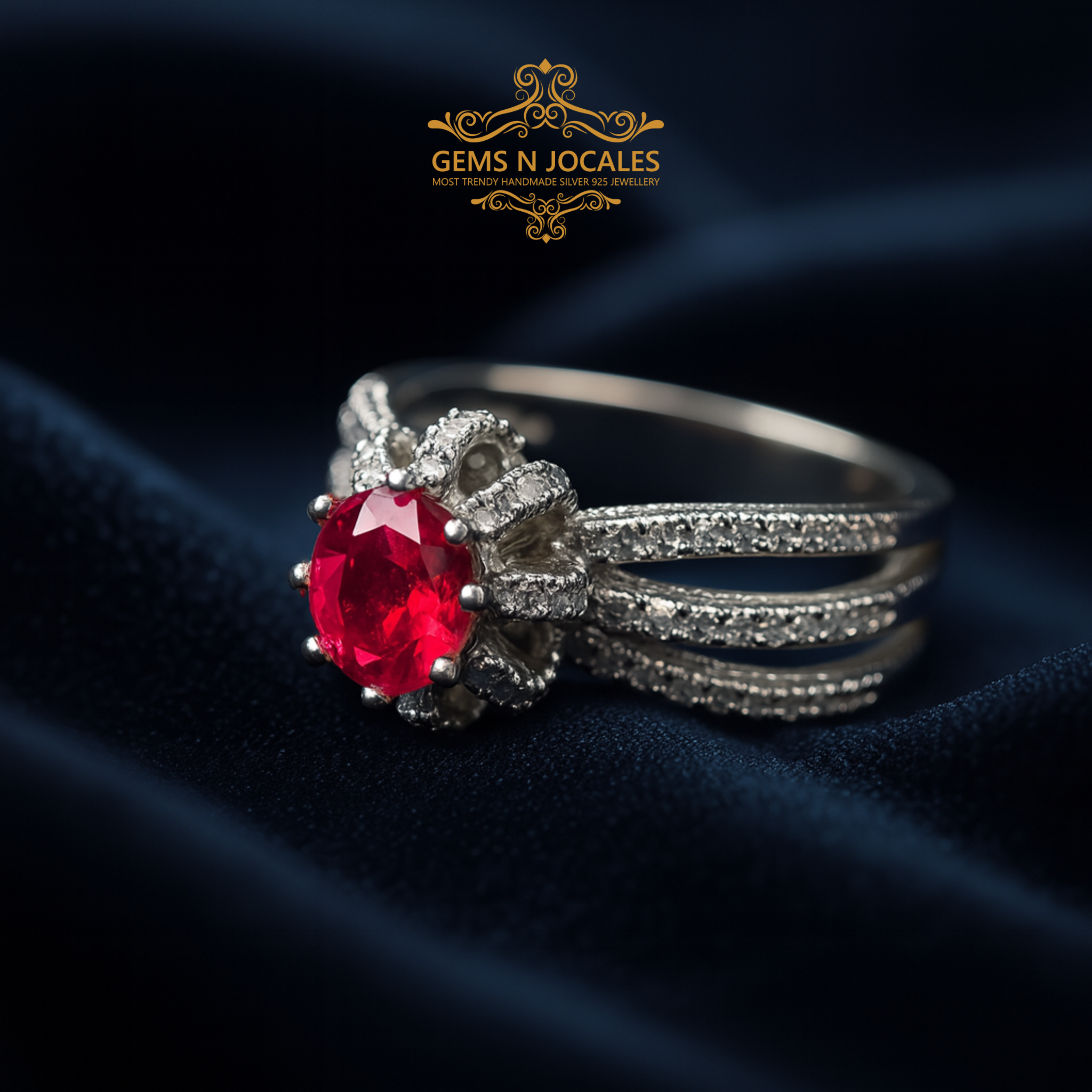 RN-032 Sovereign Symphony Silver 925 Ring
