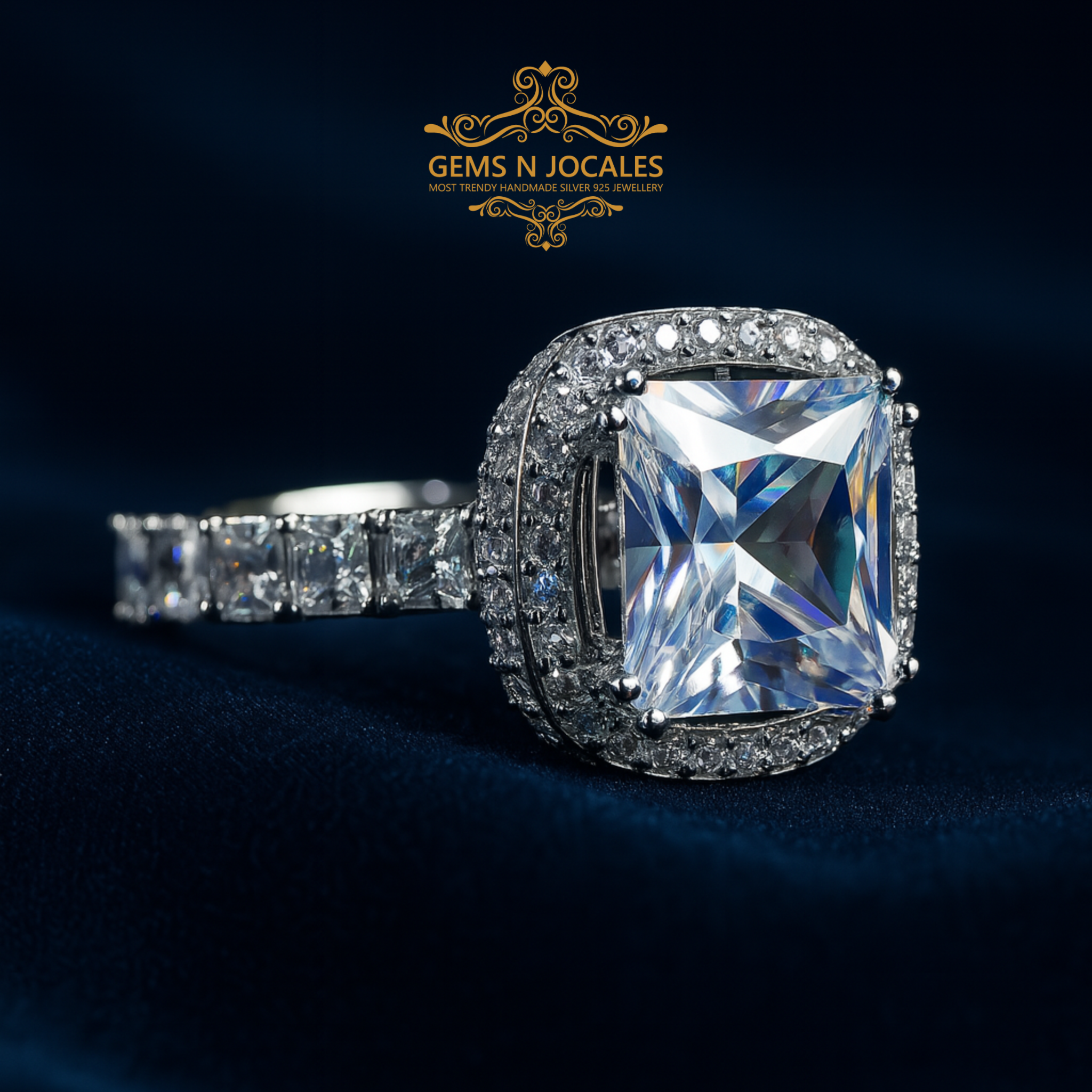 RN-029 Elite Elegance Silver 925 Ring