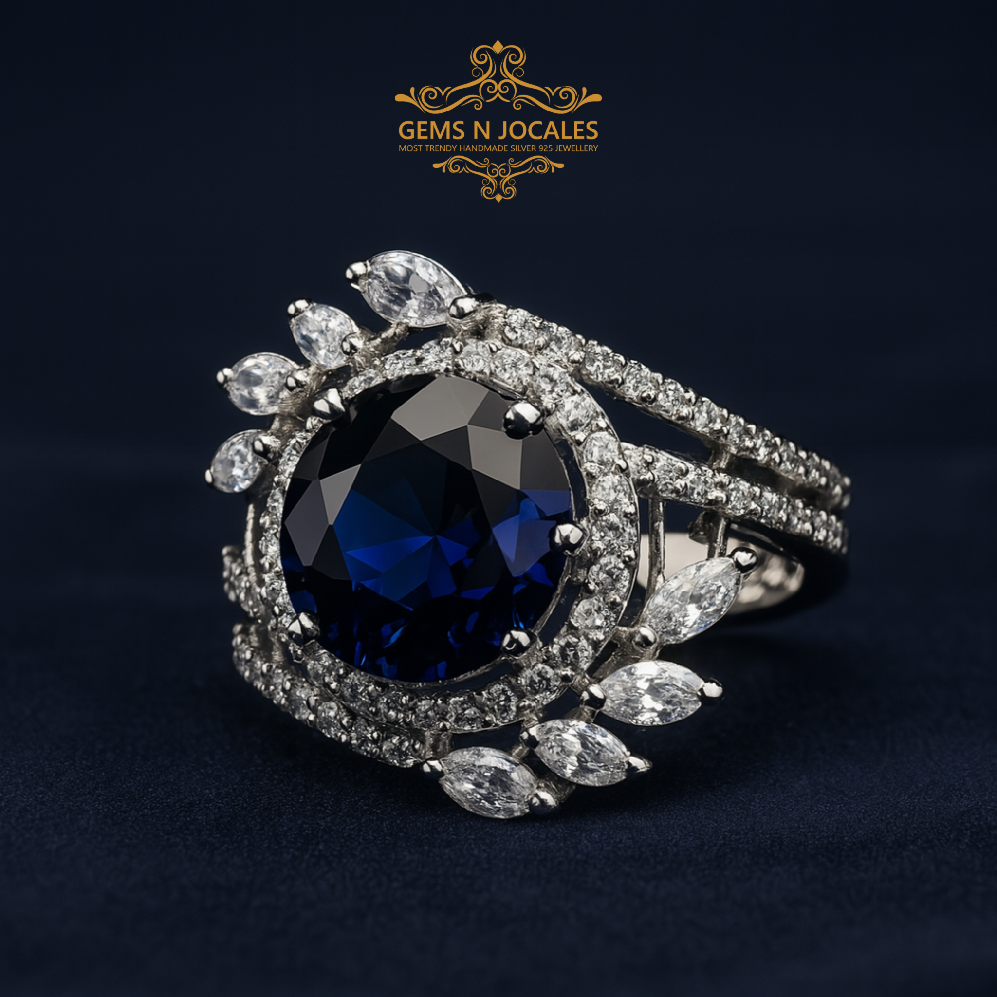 RN-033 Magnificent Monarchy Silver 925 Ring