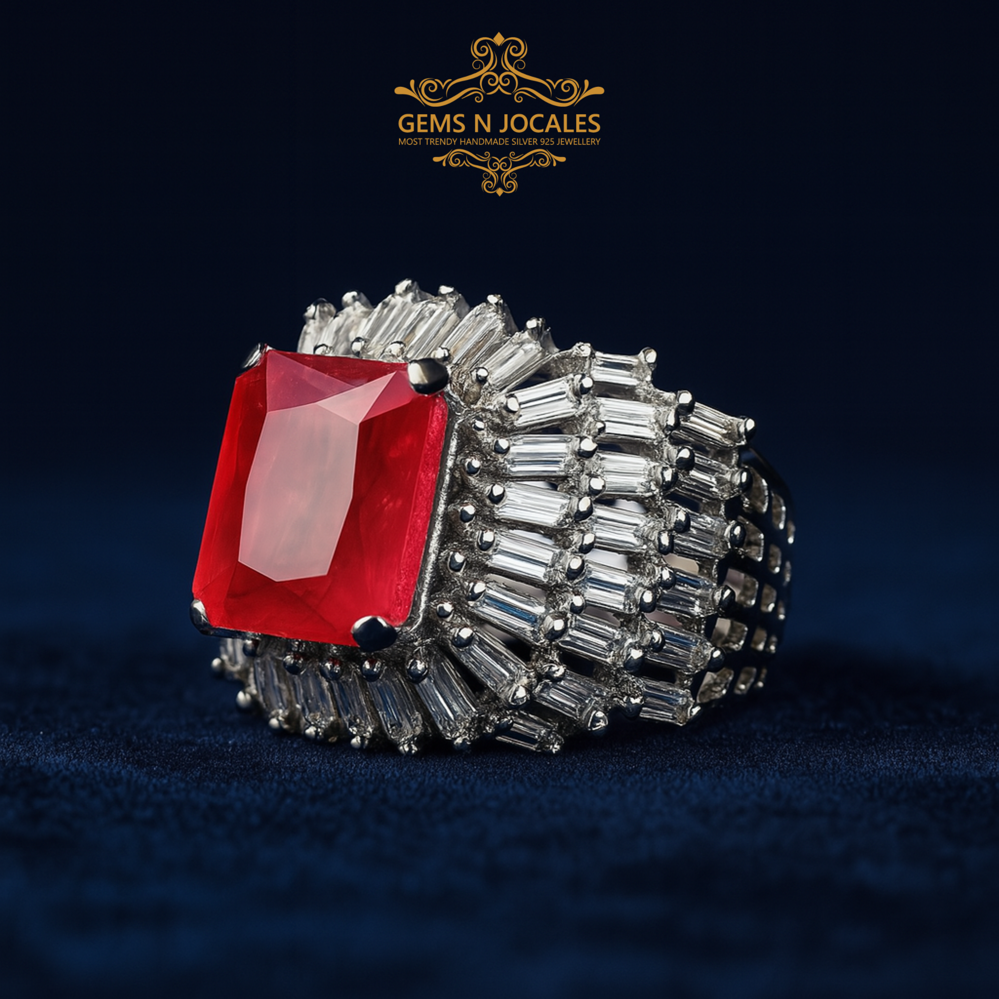 RN-051 Dignified Dynasty Silver 925 Ring