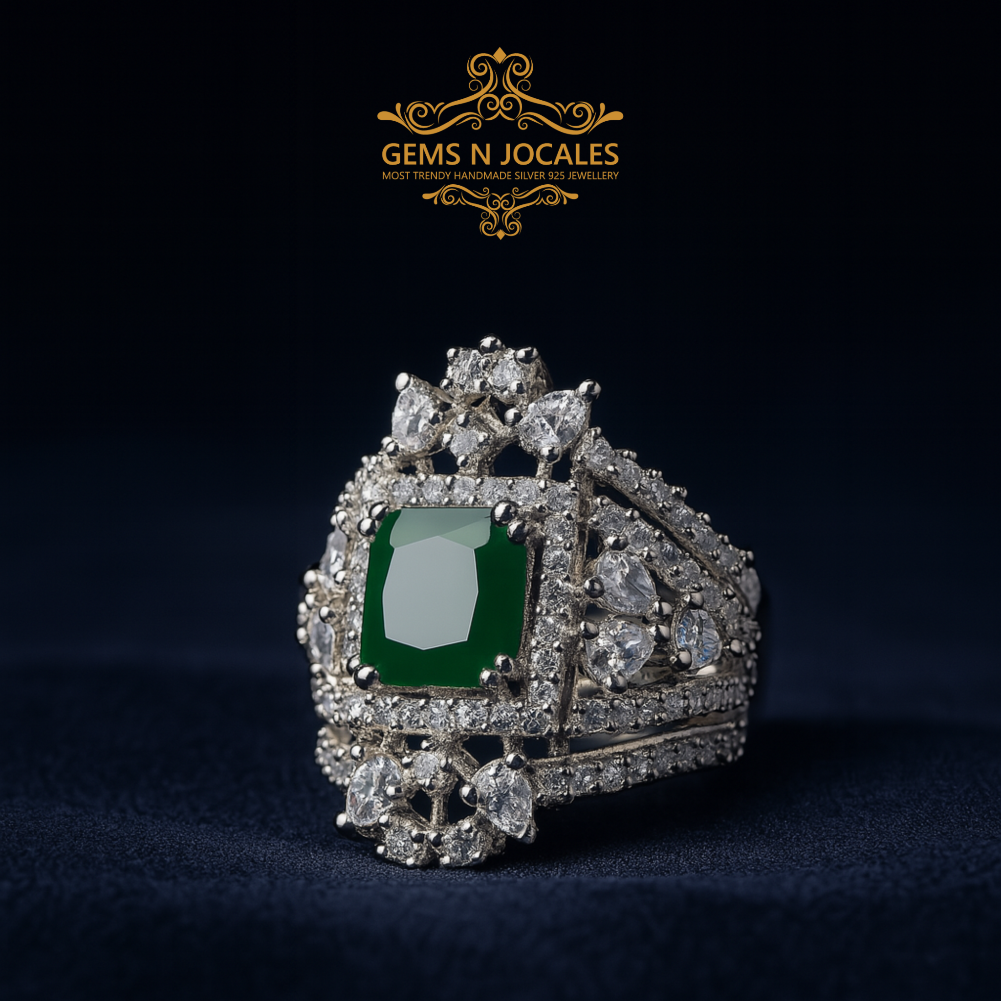 RN-054 Majestic Mirage Silver 925 Ring