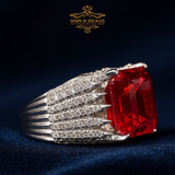 Elegant Twirl Silver 925 Ring RN-131