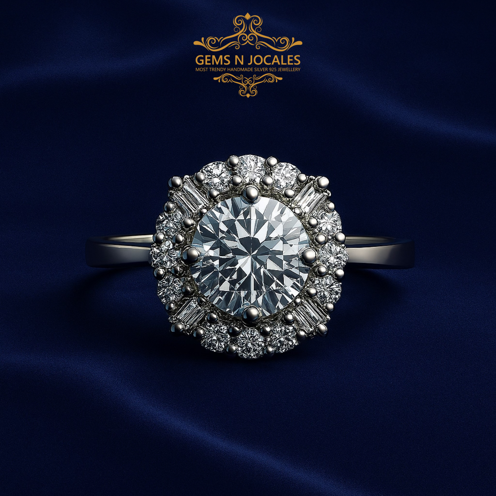 RN-026 Elegance Elevation Silver 925 Ring