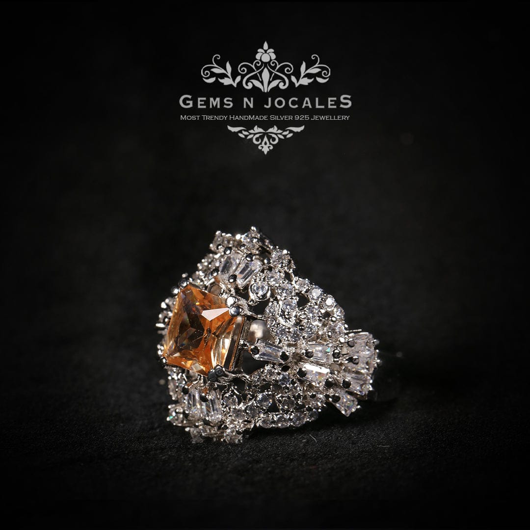 RN-067 Lustrous Legacy Silver 925 Ring Buy in Pakistan