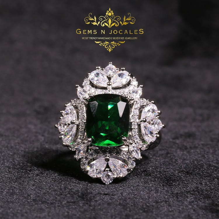 RN-078 Grandeur Glamour Silver 925 Ring