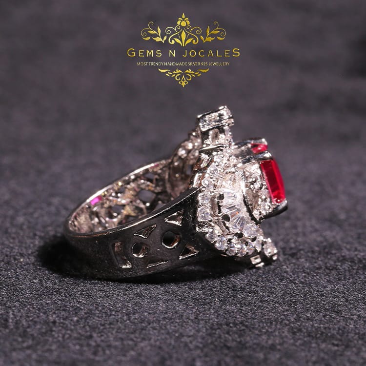 RN-088 Elegance Elevation Silver 925 Ring